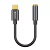 Adapteris Baseus CATL54-01 USB-C į 3,5 mm, juodas
