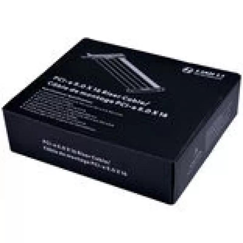 Lian Li PW-PCI-520X juostinis kabelis PCI-E x16 į PCI x16, juodas, 0,2 m