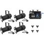 EUROLITE 20000696 dim2warm EDX-4 DMX RDM LED reguliavimo blokas PAR-30 prožektoriams valdyti