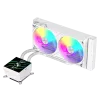 Gamemax CPU skysčio aušintuvas | GLACIER 240 LCD WH | Intel, AMD