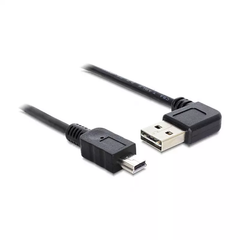 USB laidas DeLOCK 3 m USB 2.0 A - miniUSB m/m juodas