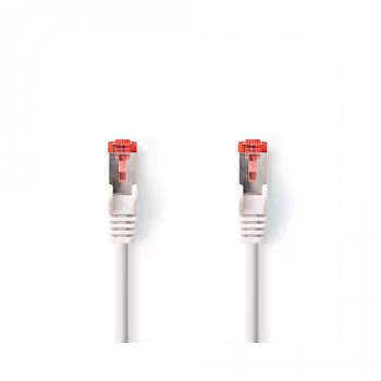 Tinklo kabelis Nedis CCGL85221WT025 RJ-45 Cat6 0,25 m Baltas