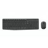 Logitech MK235 Patvarus belaidis klaviatūros ir pelės rinkinys pilkai