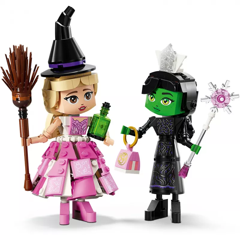 LEGO Wicked figūrėlės Elphaba ir Glinda 75682 – kolekcinis minifigūrų rinkinys
