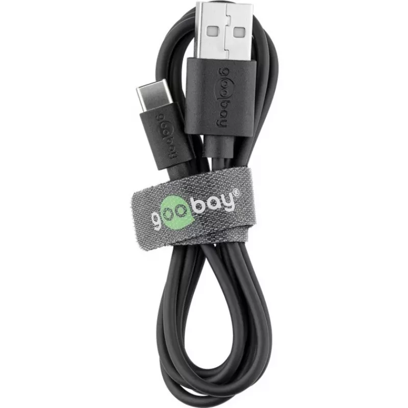 Goobay 45735 USB kabelis, juodas