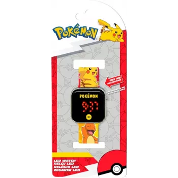Vaikiškas Euroswan laikrodis su LED Pokémon POK4435