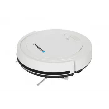 Robotinis dulkių siurblys BLAUPUNKT RVC201 — apvalus, baltas, 0,5 l talpos be maišelio dulkių konteineris, 55 min. veikimo laikas