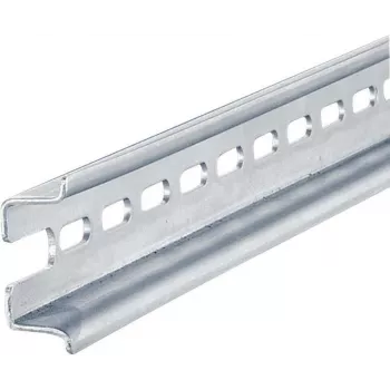 Montavimo bėgelis Rittal 4937.000, plieninis, sidabrinis, gylis 1155 mm, pakuotėje 6 vnt.