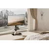 Grindinis televizoriaus stovas GEMBIRD TVS-86ST-01, skirtas 43–86 colių televizoriams, juodas, grūdinto stiklo pagrindas, VESA 100x100–600x400, maks. 60 kg