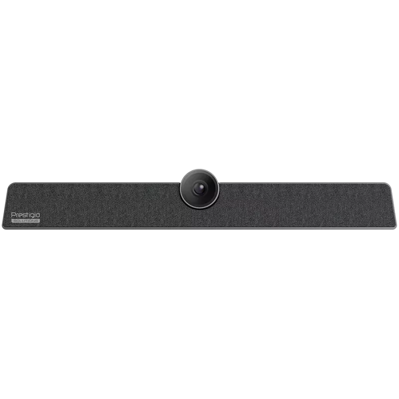 Prestigio Solutions Alpha vaizdo konferencijų bendradarbiavimo juosta, UHD 12 MP, 6 mikrofonai, 8 m nuotolis, USB-C/AUX
