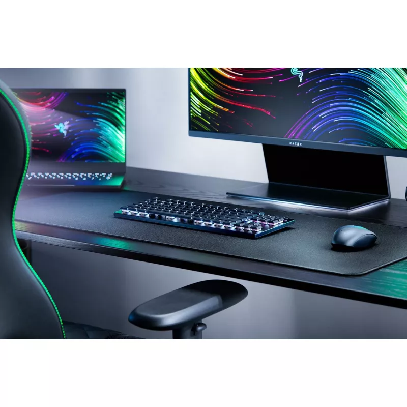 Žaidimų klaviatūra Razer RZ03-04370400-R3G1 USB RF belaidė Bluetooth QWERTY vokiška juoda