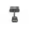 Assmann DisplayPort adapterio kabelis. DP - HD15 M/F. 0,15 m. su užraktu. DP 1.1 suderinamas. UL. juodas. be ekranavimo. 32AWG (AK-340410-001-S)