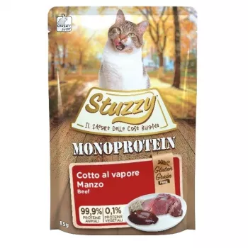 STUZZY Monoproteinas jautiena - drėgnas kačių maistas - 85 g