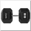 HMS Fitness HEX PRO 55 Fiksuoto svorio hantelis 55 kg 1 vnt.