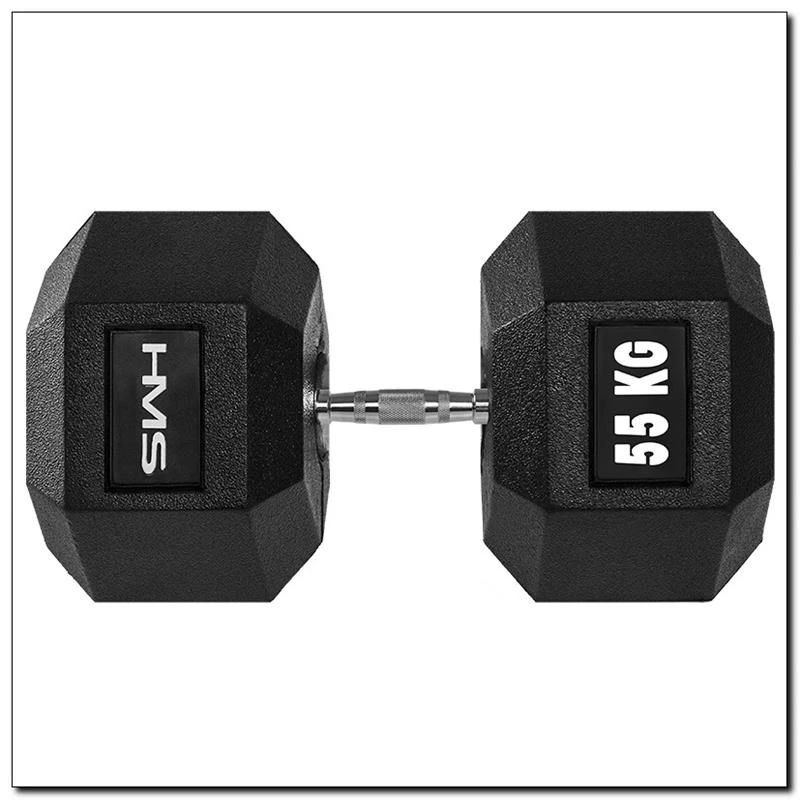 HMS Fitness HEX PRO 55 Fiksuoto svorio hantelis 55 kg 1 vnt.