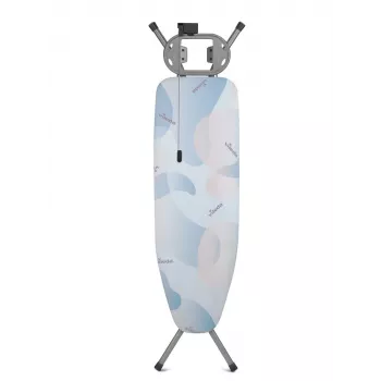 Viso dydžio lyginimo lenta VILEDA Bravo Plus 143032 — reguliuojamas aukštis 80–97 cm, lenta 380×1200 mm, plieninio tinklelio viršus