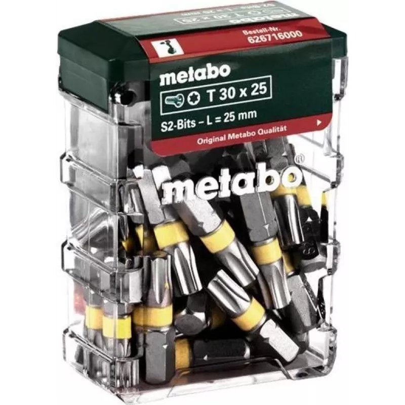 Atsuktuvų antgalių rinkinys Metabo SP T30 25 mm, 25 vnt.
