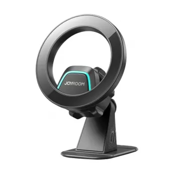 Automobilinis magnetinis telefono laikiklis Joyroom JR-ZS376, juodas — prietaisų skydelio / ventiliacijos angos tvirtinimas, magnetinis fiksavimas