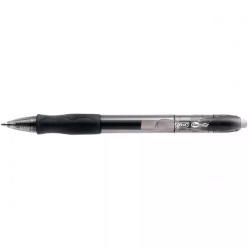 Gelinis rašiklis BIC GEL-OCITY 0.7 mm juodas — 0,7 mm antgalis, juodas rašalas