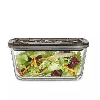Caso | Stiklinis vakuuminis indas su plastikiniu dangteliu | VacuBoxx Eco L | Skaidrus