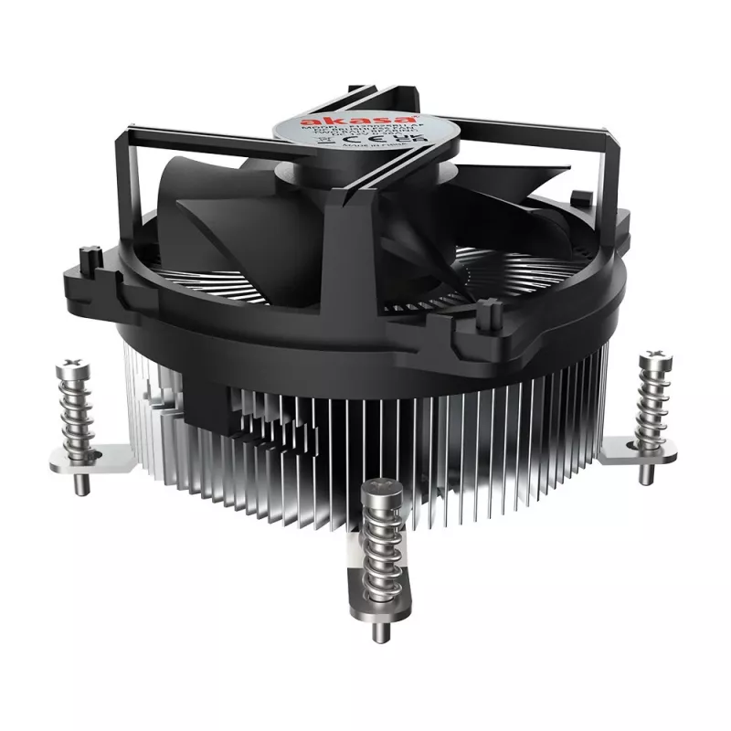 Akasa Intel LGA1700 procesoriaus hibridinis aušintuvas 9 cm aliuminis, juodas 1 vnt.