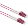 ROLINE šviesolaidinis kabelis 50/125 µm OM4 - LC/LC - plienu sustiprintas - LSOH - violetinis - 20 m