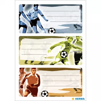 HERMA Football lipnios etiketės Stačiakampis Permanentinis Daugiaspalvis 9 vnt.