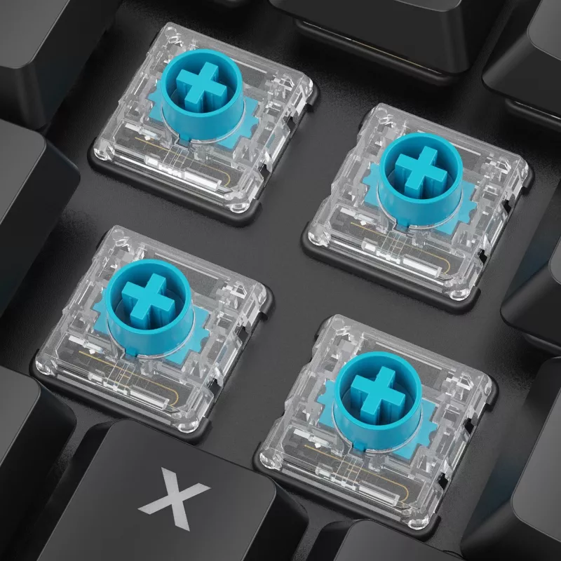 Sharkoon PureWriter W65 klaviatūra, žaidimams, belaidė RF, QWERTZ, vokiška, juoda
