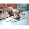 HYPER HD-H8K USB Type-C HDMI nerūdijančio plieno adapteris