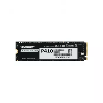 Kietojo kūno diskas PATRIOT P410 1 TB M.2 NVMe, 5 Gbit/s, 1000 GB
