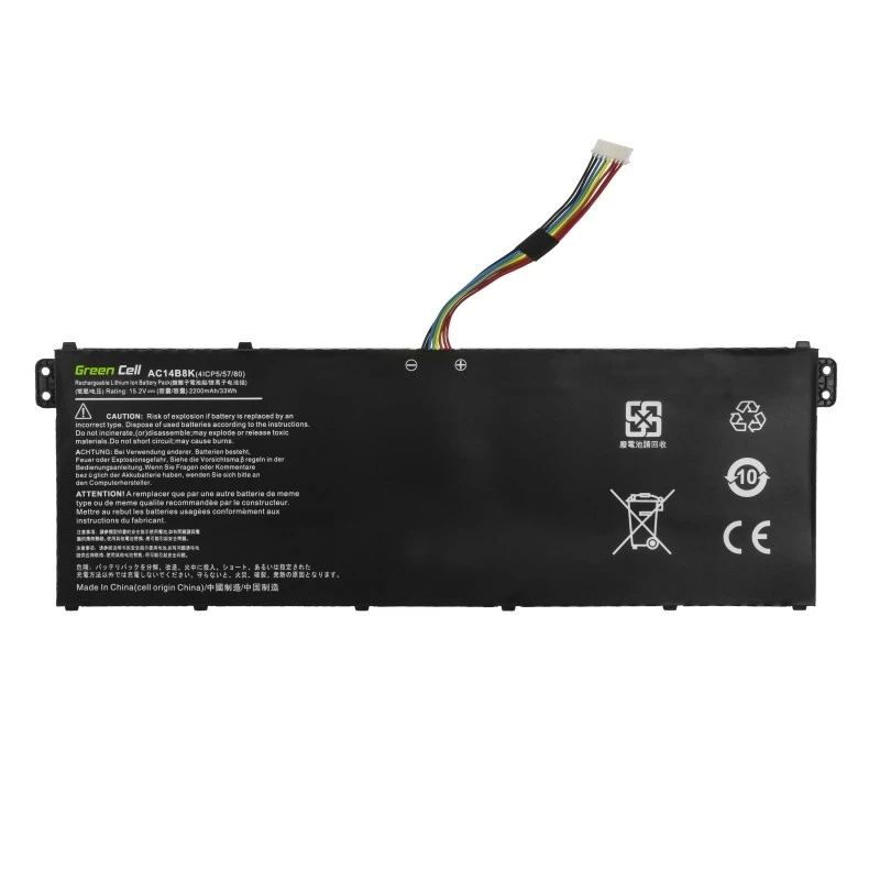 Green Cell AC72 nešiojamojo kompiuterio atsarginė baterija