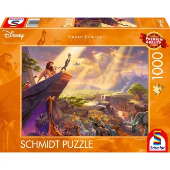 Thomas Kinkade Studios: Disney Dreams Collection - The Lion King, dėlionė 1000 dalių