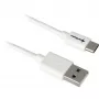 USB adapterio laidas Sharkoon USB 2.0 A į USB‑C 1 m Baltas