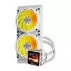CPU vandens aušintuvas Darkflash DE240 (baltas) — 240 mm radiatorius, uždaro ciklo AIO