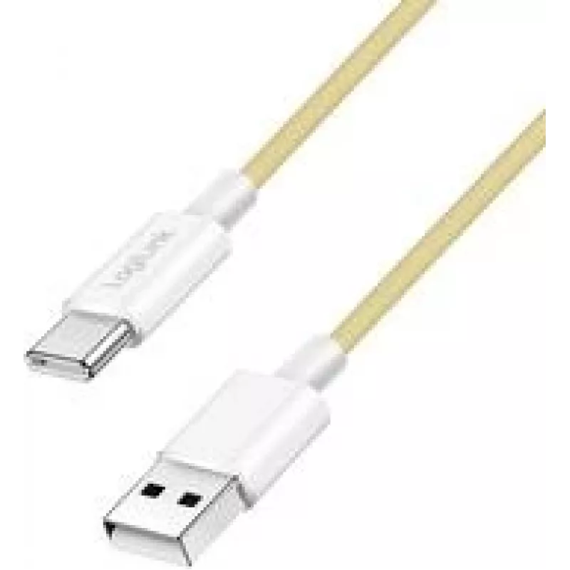 LogiLink USB 2.0 Type-C laidas C/M į A/M 60W geltonas 1,5 m