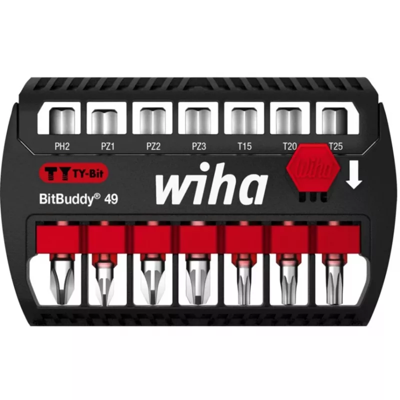 Bitų rinkinys Wiha BitBuddy TY 49 mm