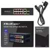 Ethernet komutatorius QOLTEC 52297 PoE RJ45 su PoE aukštyniniu ir SFP prievadu