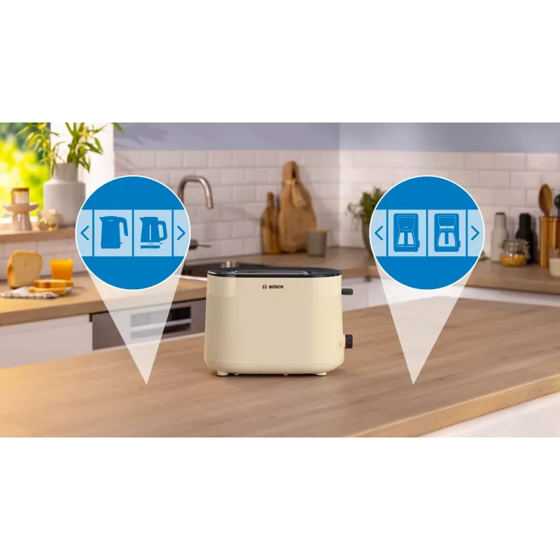 Bosch skrudintuvas | TAT2M127 MyMoment | Galia 950 W | Plyšių skaičius 2 | Korpuso medžiaga plastikas | Smėlio spalvos