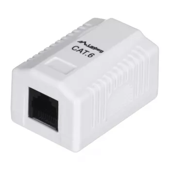 LANBERG išvadinė dėžutė RJ-45 OU6-0001-W, Cat6, balta