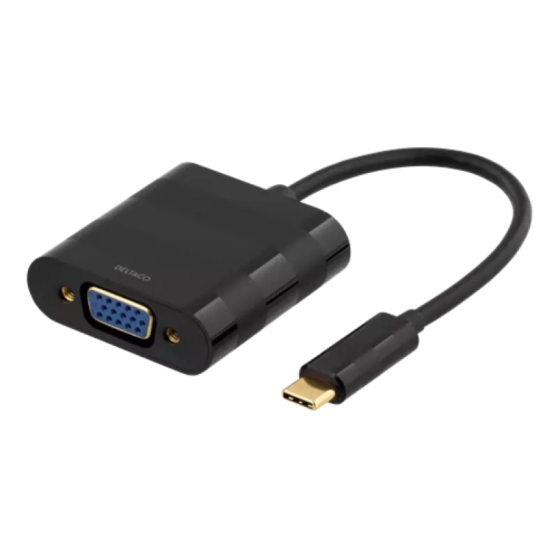 Vaizdo kabelio adapteris Deltaco USBC-1098