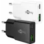 Goobay USB-C PD GaN Dual-Fast Charger plonas 30 W baltas - 1x jungties maitinimas (75738)