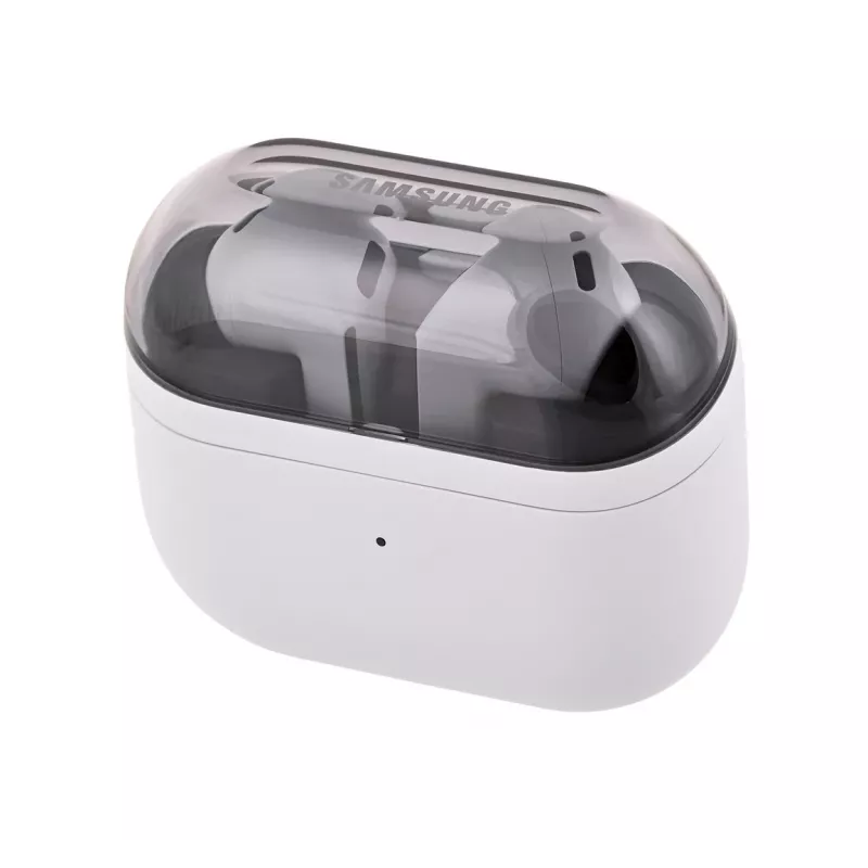Belaidės stereo ausinės Samsung Galaxy SM-R420NZAAEUE — Į ausį įdedamos TWS, Bluetooth 5.4, IP54, ANC, 6 mikrofonai, 515 mAh dėklas
