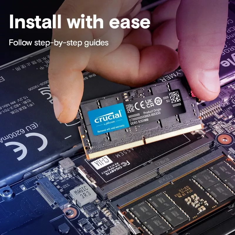 DDR4 atminties modulis CRUCIAL CT64G56C46S5 64 GB 3200 MHz