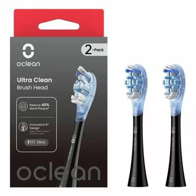 Dantų šepetėlis Oclean UC02 Juoda 2 šepetėlių galvutės Ypač minkštos
