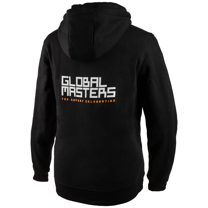 Global Masters džemperis su gobtuvu GM Logo - juodas (L)