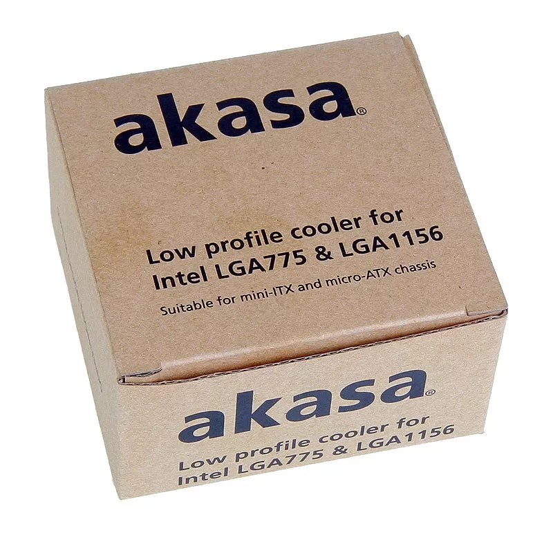 Akasa AK-CCE-7106HP kompiuterio aušinimo sistema, procesoriaus aušintuvas, juoda, sidabrinė