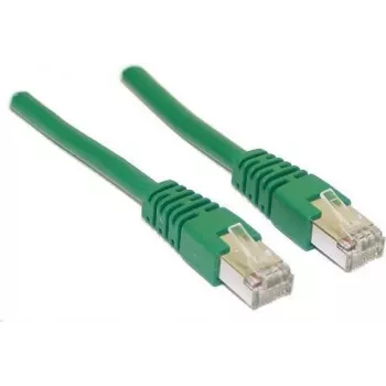 Wentronic Goobay CAT 5e komutacinis kabelis, F/UTP, žalias, 0,25 m - CCA vario mišinys (68619)