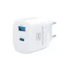 3MK įkroviklis 33W GaN PD 1xUSB-A+1xUSB-A, baltas