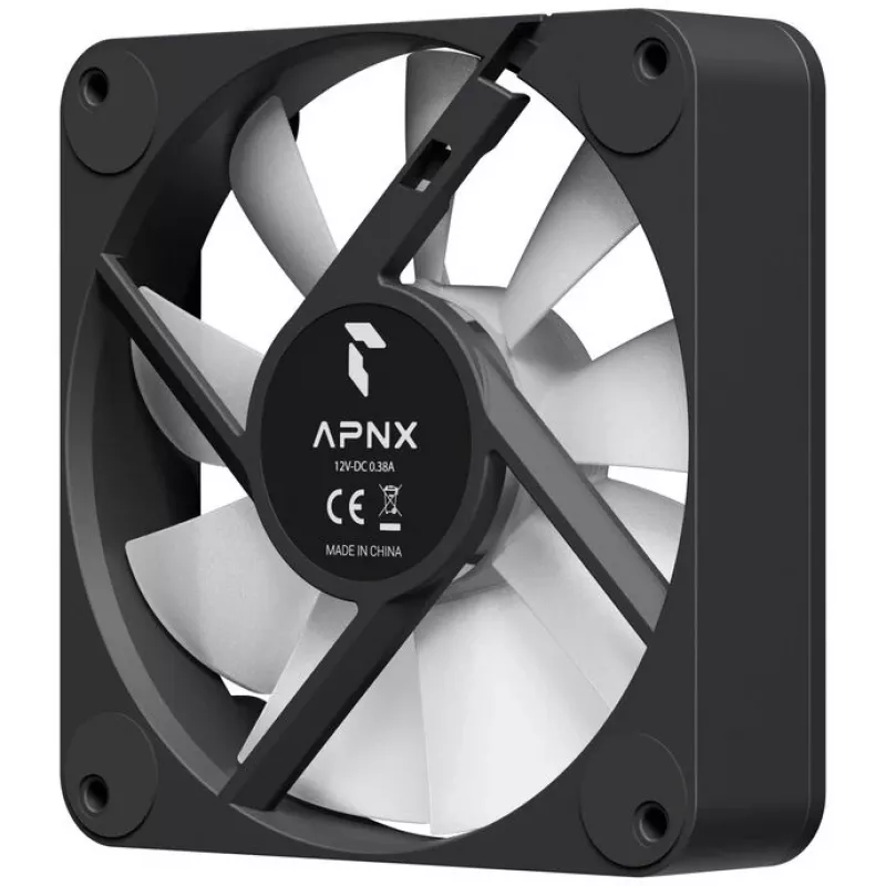 APNX FP1-R PWM Reverse ARGB korpuso ventiliatorius 120 mm juodas