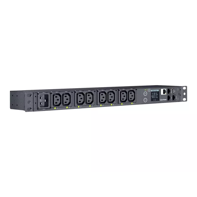 CyberPower PDU41005 maitinimo paskirstymo įrenginys (PDU) 8 kintamosios srovės lizdai 1U juodas